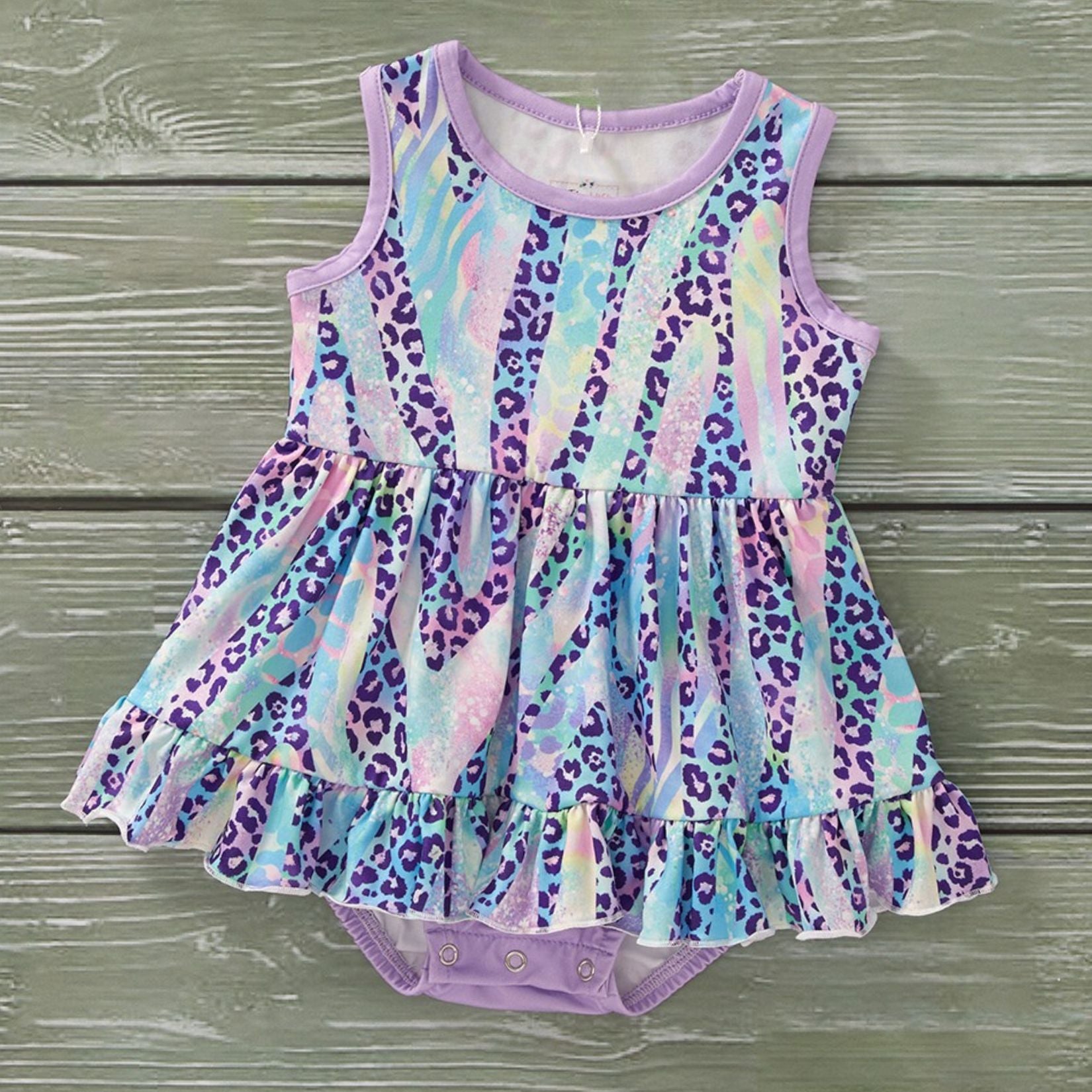 Safari Shimmer Romper