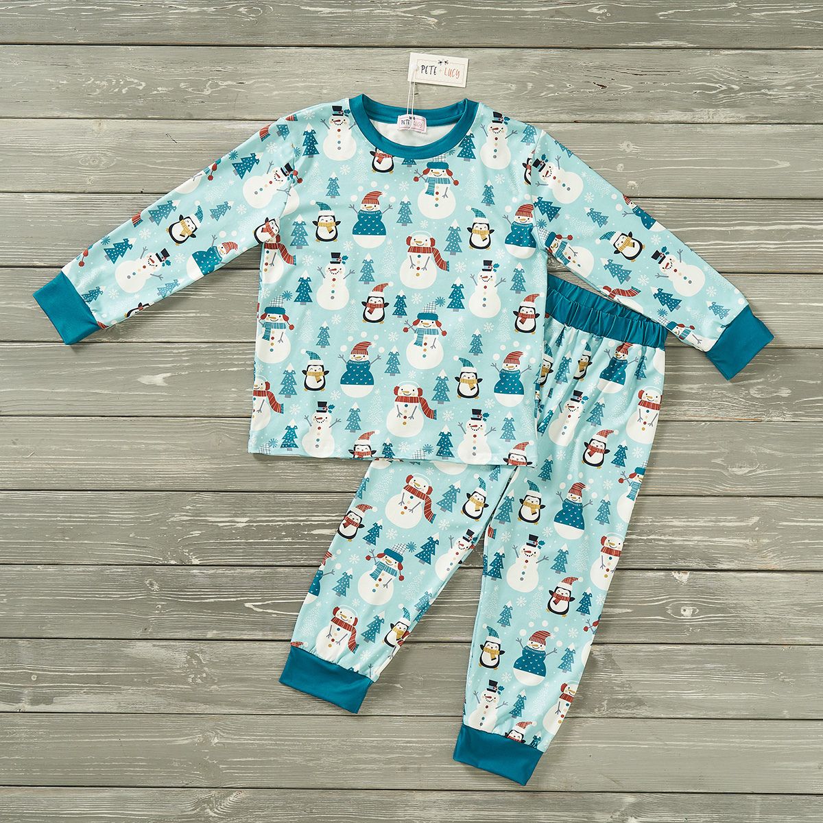 Adults Snowman Pj's
